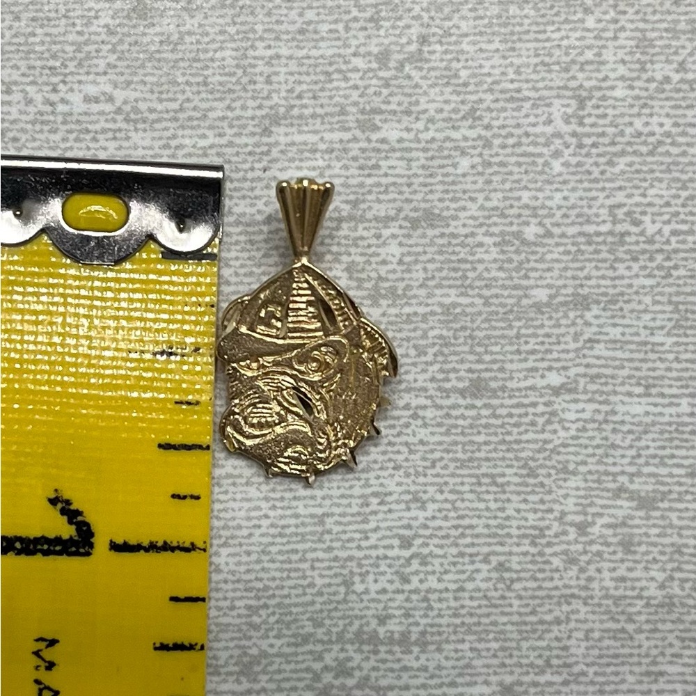 University of Georgia Bulldog 14K Yellow Gold Pendant Brand New never worn